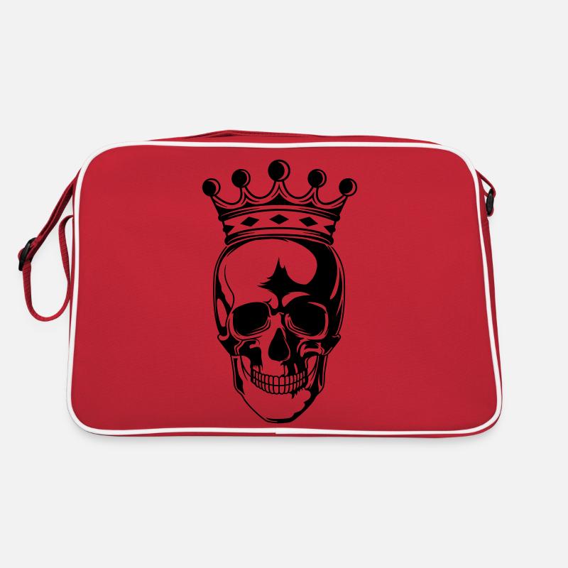 Skull King - Retro Bag - red/white