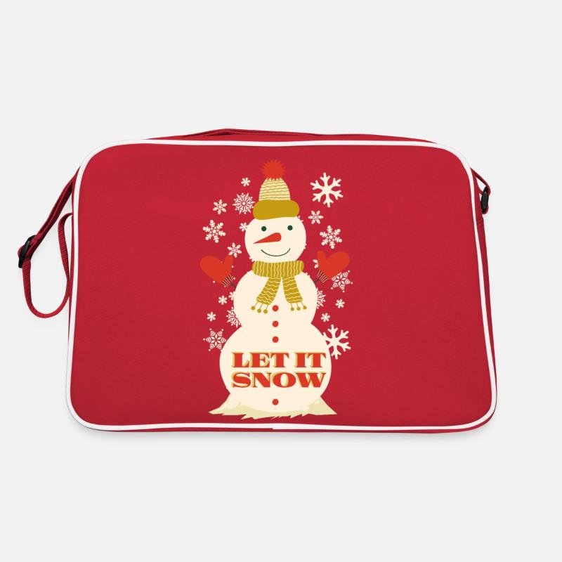 Cute Christmas Holiday Pattern Retro Tasche