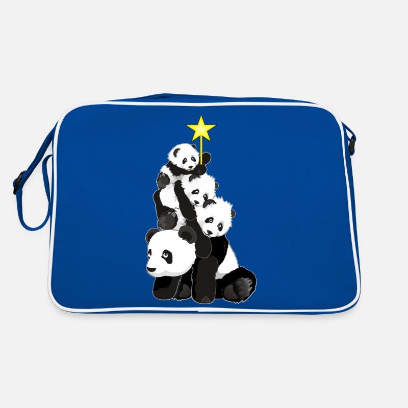 Sapin de Noël panda Sac Retro