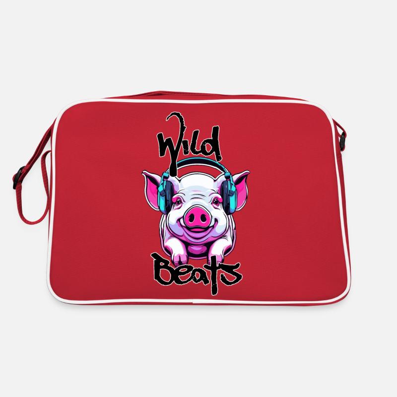 Kopfhörer / Audio / Musik / Klang / cool Retro Tasche