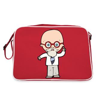 Professor Botanical - Icon - Retro Bag - red/white - Back
