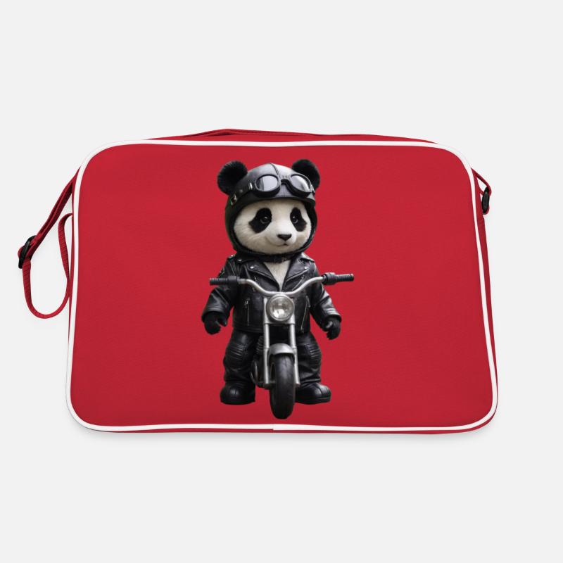 Panda motard Sac Retro