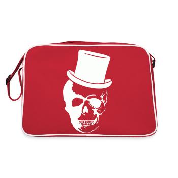Cylindre de crâne - Sac Retro - rouge/blanc - Dos