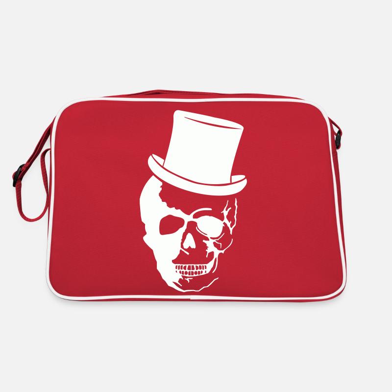 Skull Zylinder Retro Tasche