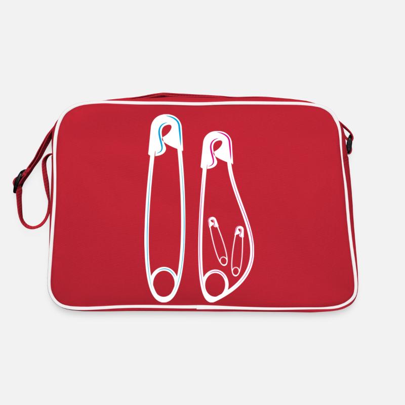 Announcement twins birth daughters Retro Bag