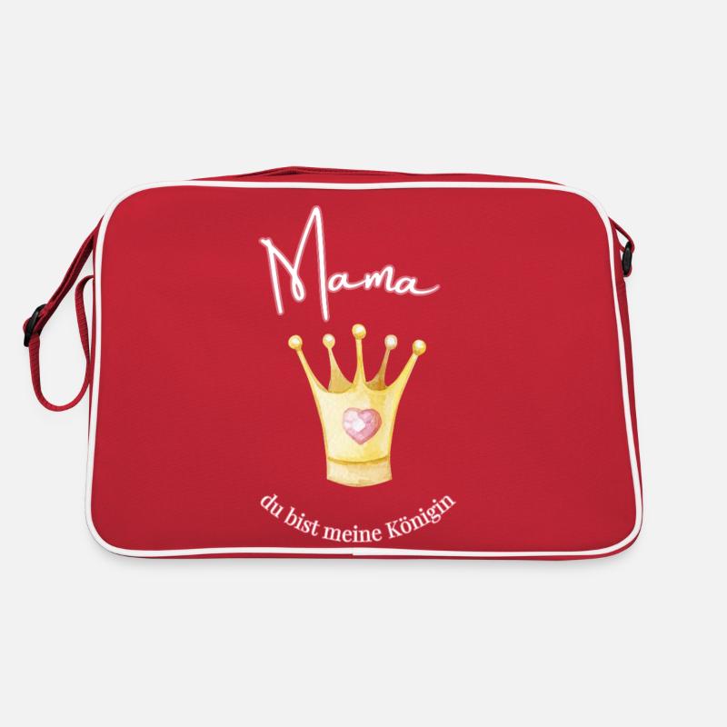 Mama - meine Königin. Retro Tasche