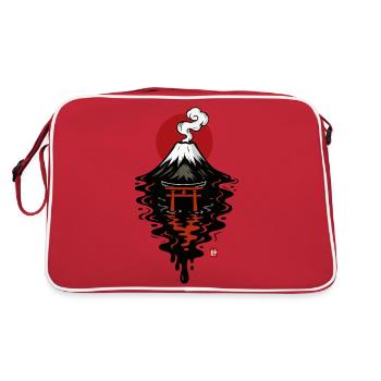 Fuji Mountain Japan - Retro Bag - red/white - Back