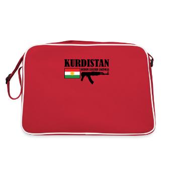 Dersim Kurdistan. Free Kurdistan - Retro Bag - red/white - Back