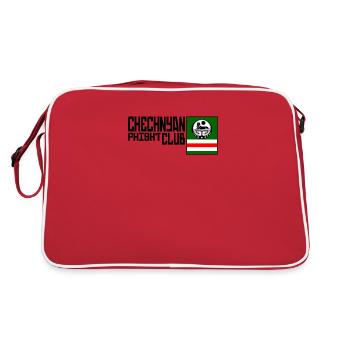 Club de combat tchétchène. Drapeau tchétchène - Sac Retro - rouge/blanc - Dos