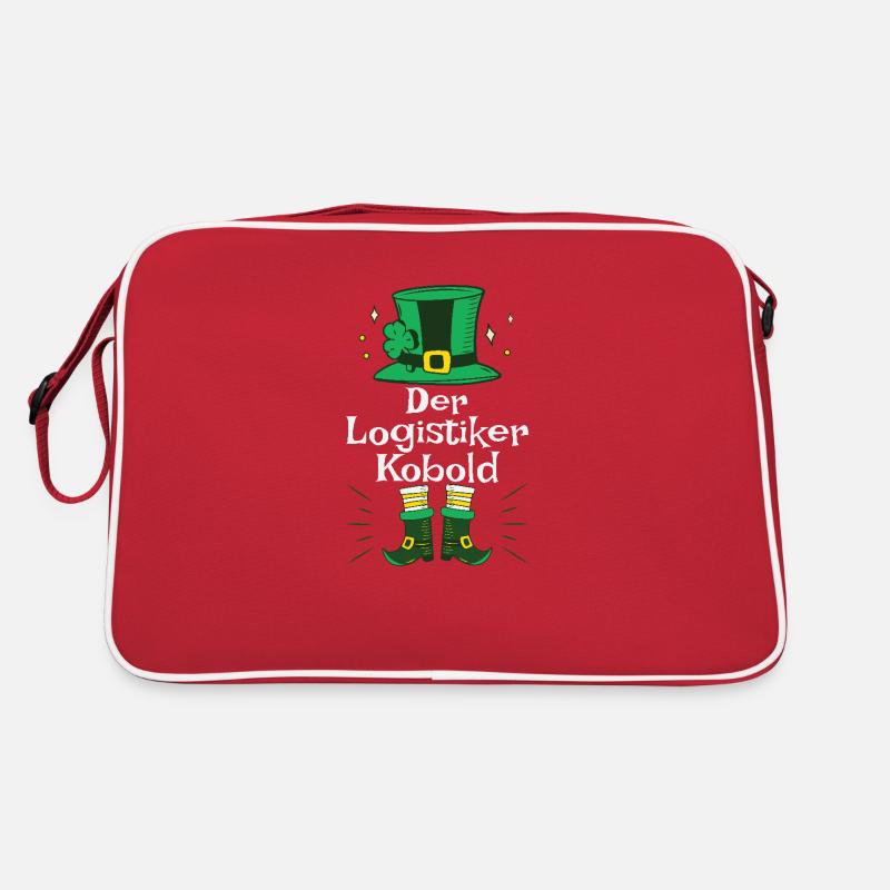 Leprechaun hat for logisticians for St Patrick's Day Retro Bag