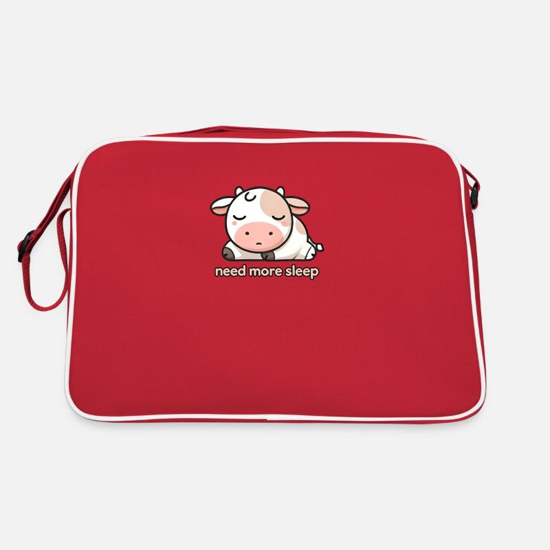 Conception paisible de la vache - Détendez-vous et détendez-vous Sac Retro