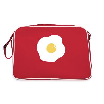 oeuf - Sac Retro - rouge/blanc - Dos