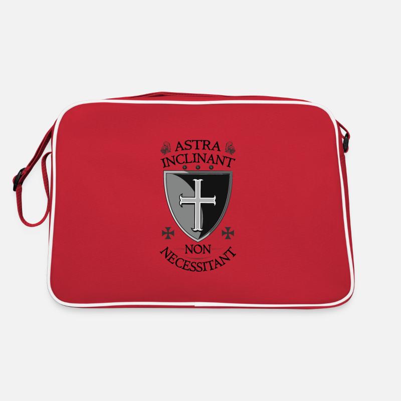 Crusader Shield + Astra Inclinant Non Necessitant Retro Bag
