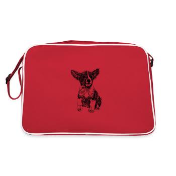 Jack Russell - Sac Retro - rouge/blanc - Dos