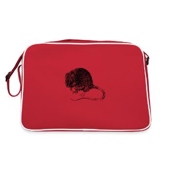 Rat - Sac Retro - rouge/blanc - Dos