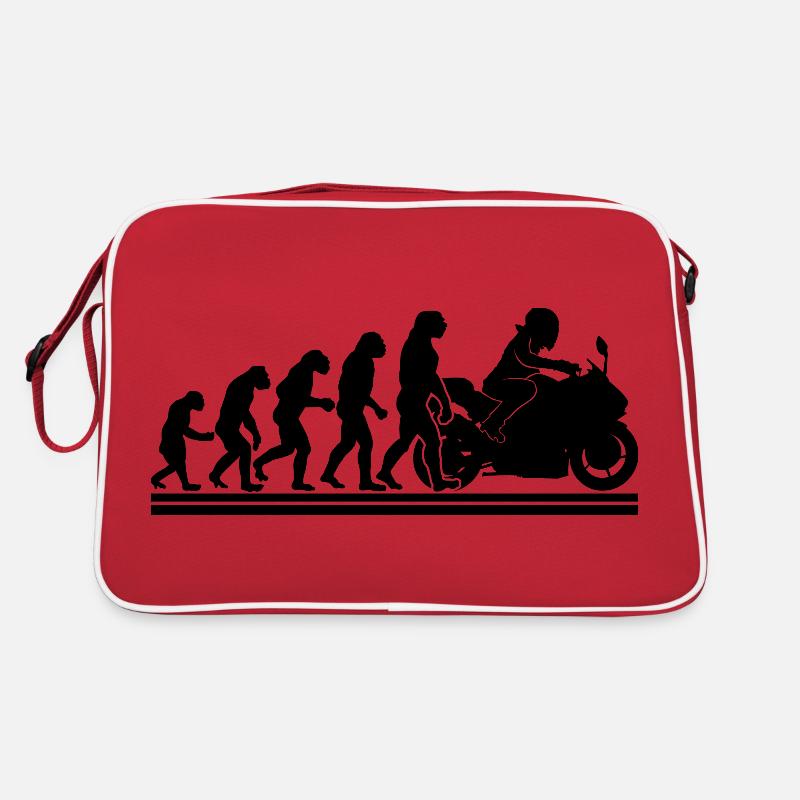Evolution Motorradfahrer Enduro Motorrad Motorrad Retro Tasche