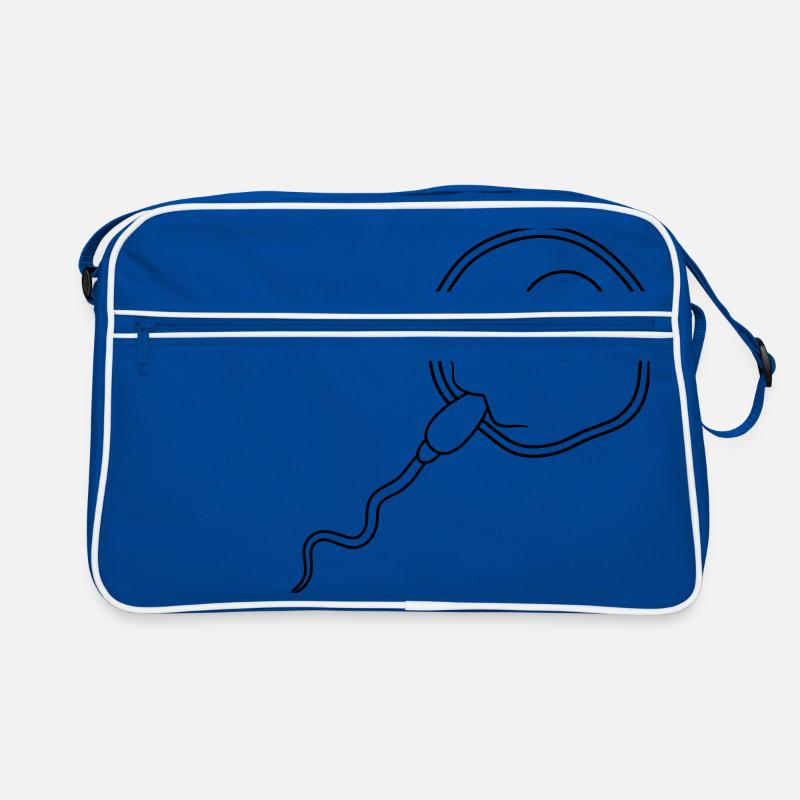 fertilization egg insemination egg sperm sperm Retro Bag