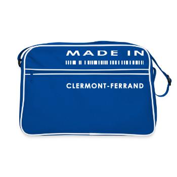 Clermont-Ferrand - Sac Retro - bleu/blanc - Devant