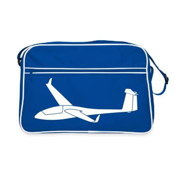 std cirrus with winglets - Sac Retro - bleu/blanc - Devant