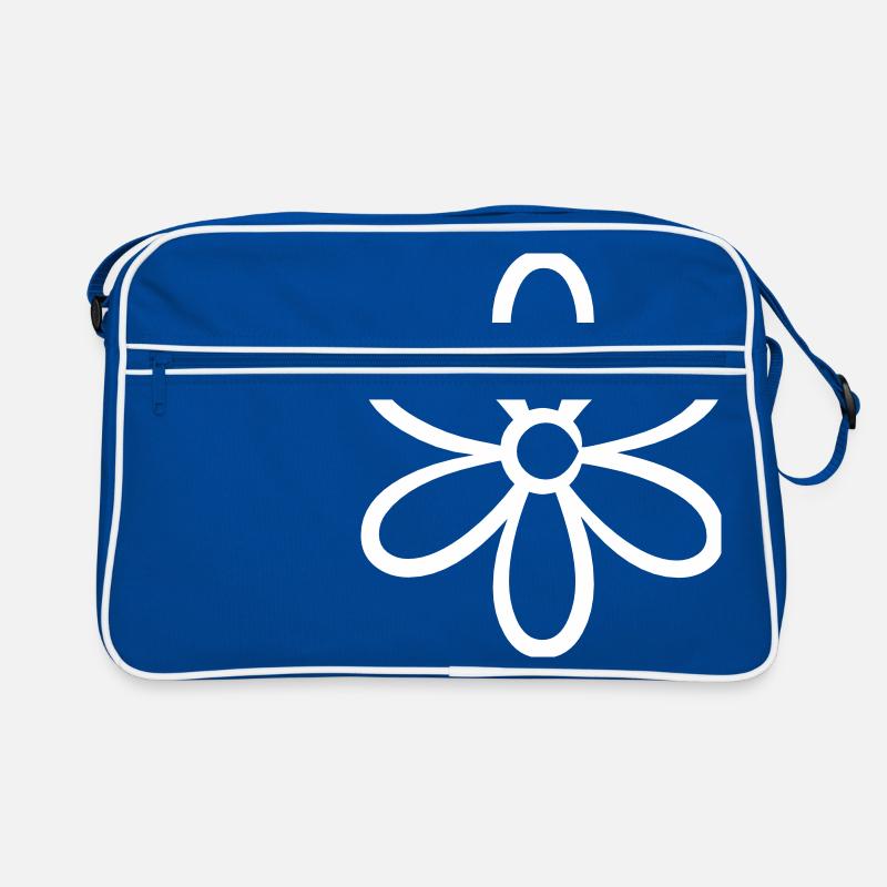Blume Blüte Retro Tasche