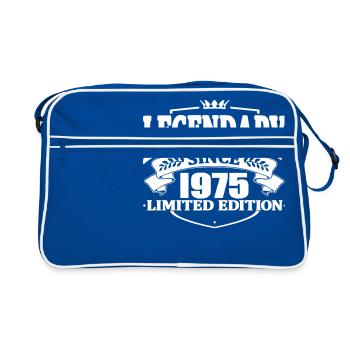 Legendary since 1975 - Retro Bag - blue/white - Front