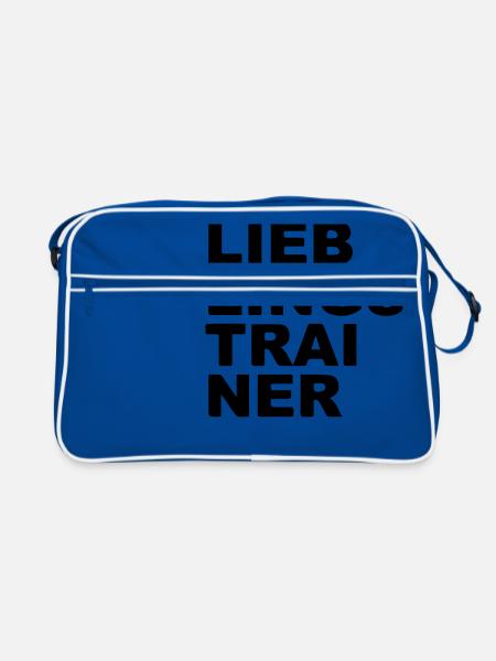 Lieblings Trainer - Retro Tasche - Blau/Weiß