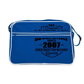 Legendary since 2007 - Retro Bag - blue/white - Front