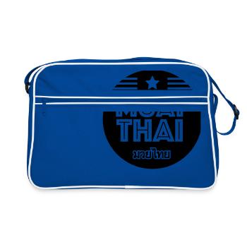Muay Thai - Sac Retro - bleu/blanc - Devant
