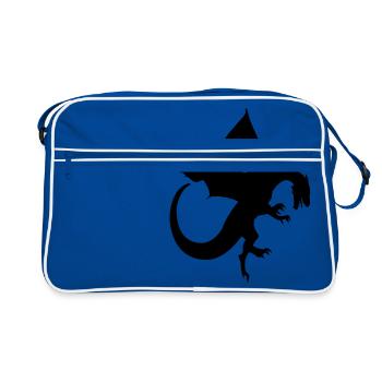 Dragon - Retro Bag - blue/white - Front