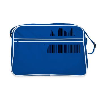 escalade Escalade code à barres d'escalade 1c - Sac Retro - bleu/blanc - Devant