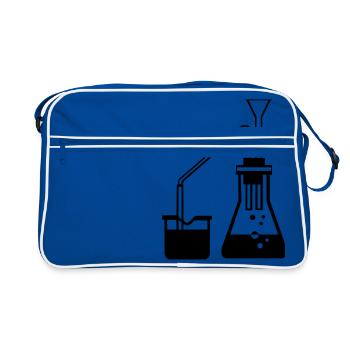 Chemie Experiment Geschenkidee Substanz mischen - Sac Retro - bleu/blanc - Devant