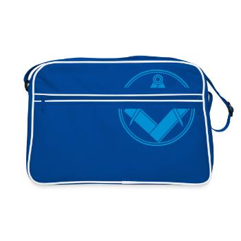 franc-maçonnerie - Sac Retro - bleu/blanc - Devant