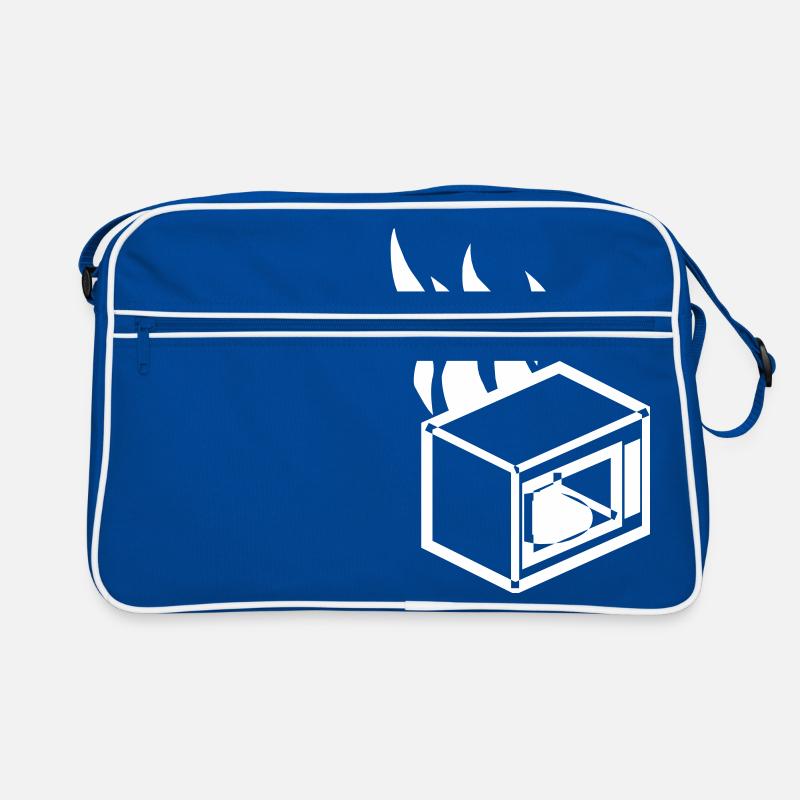 Micro-ondes brûlant Sac Retro