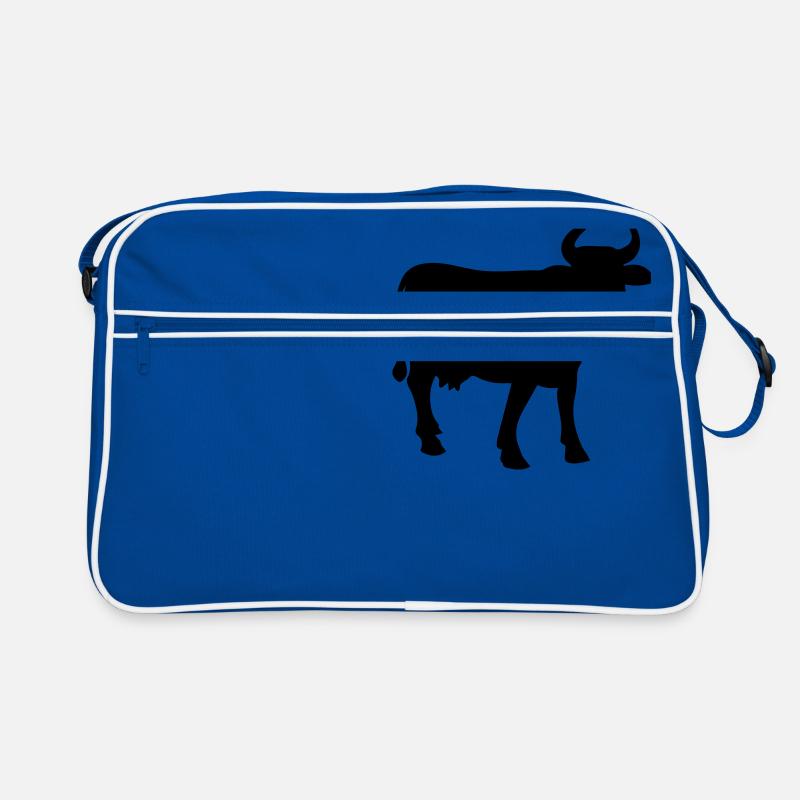 rind - Retro Tasche - Blau/Weiß