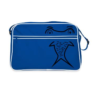Hammerhead - aileron de requin - Sac Retro - bleu/blanc - Devant