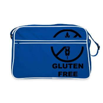 Gluten Free - Retro Bag - blue/white - Front