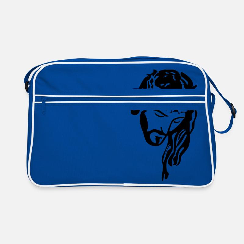 Jésus-Christ - Sac Retro - bleu/blanc