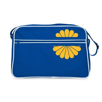 chrysanthemum - Sac Retro - bleu/blanc - Devant