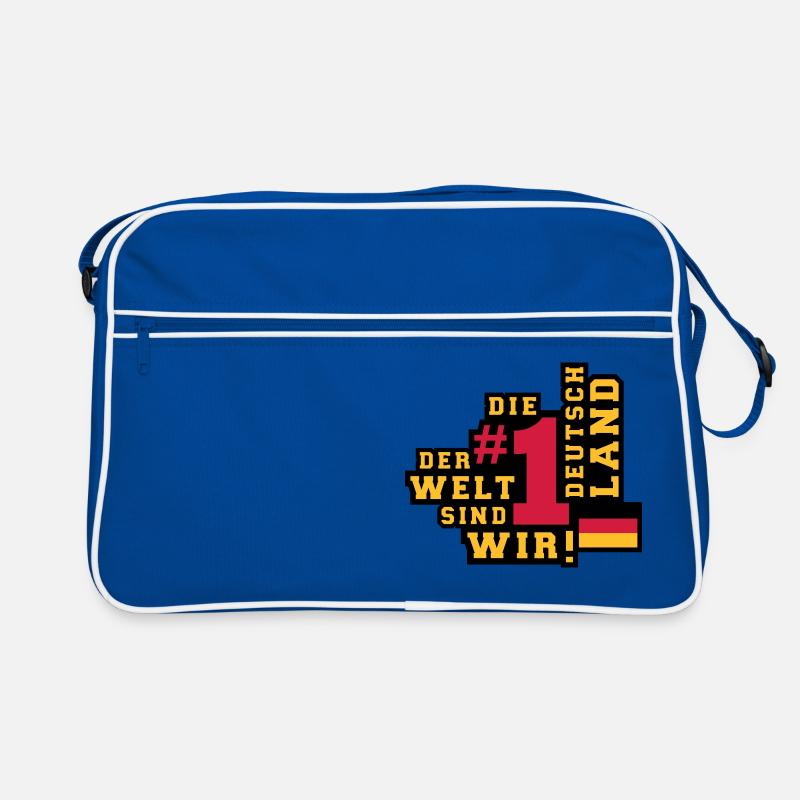 Deutschland (Nummer 1 der Welt) 01 Retro Tasche