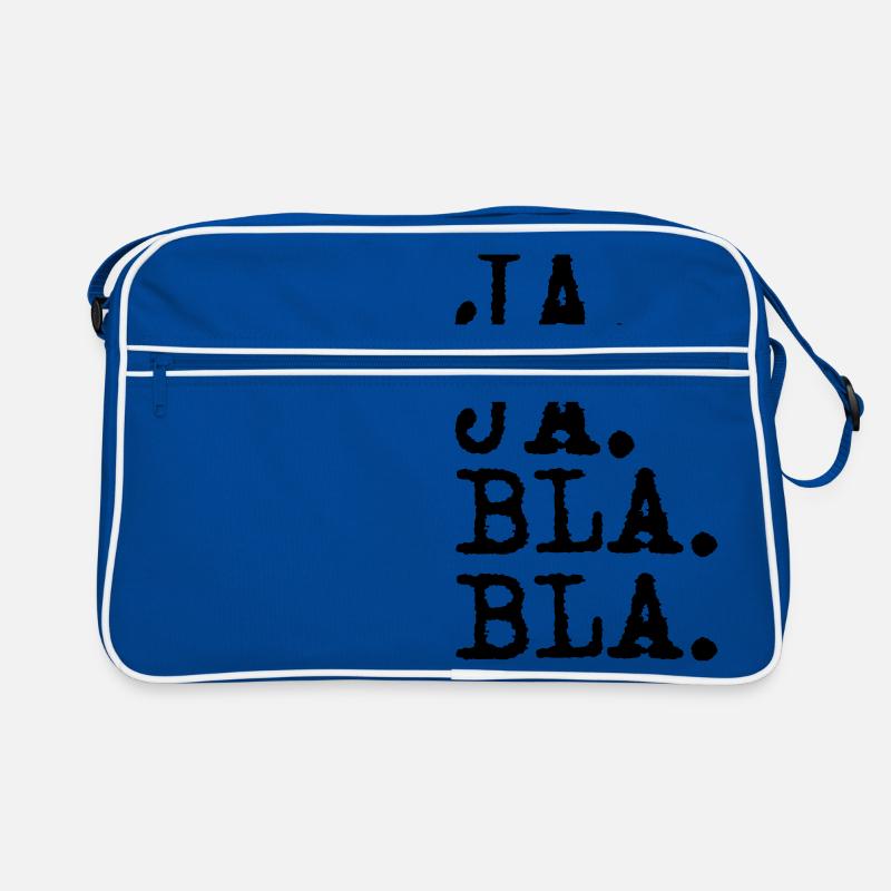 ja ja bla bla Retro Tasche