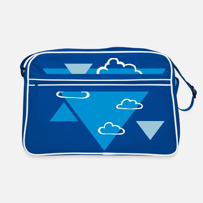 Nuages - impression librement sélectionnable Sac Retro