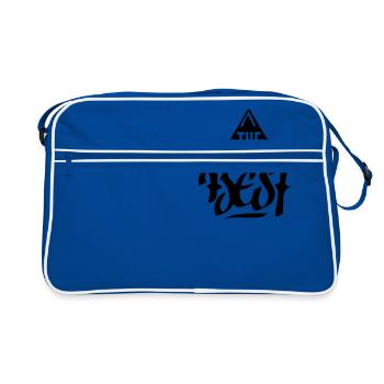 the best - Retro Tasche - Blau/Weiß - Vorne