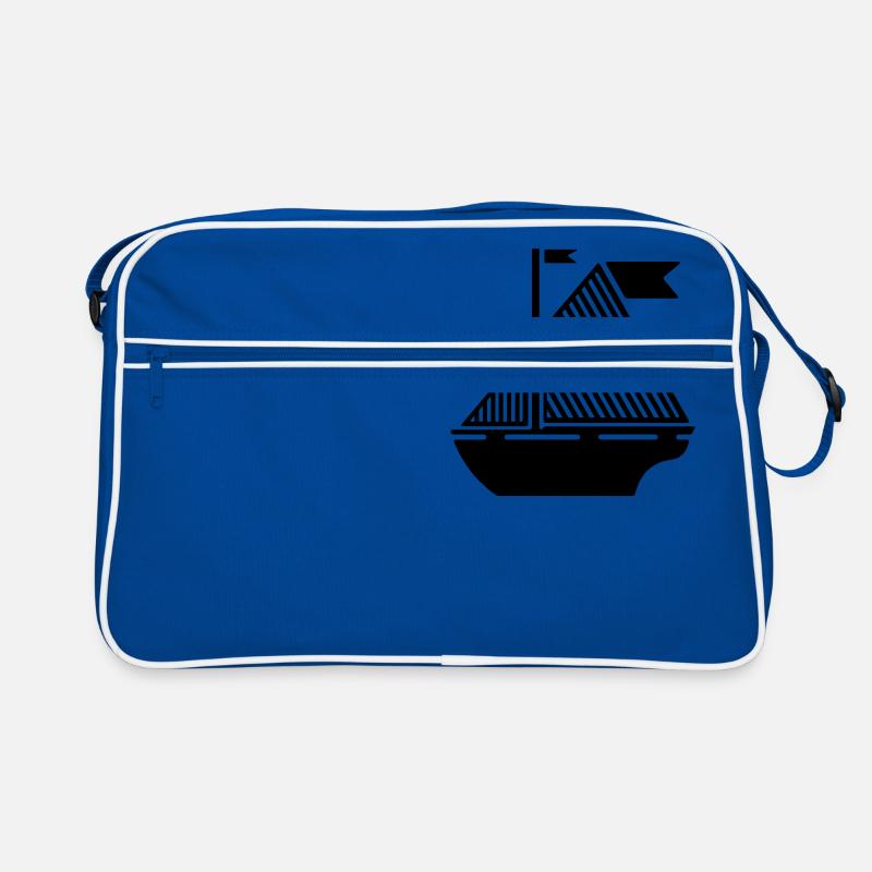 Boot Illustration Retro Tasche