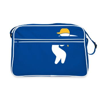 Hiphop Rapper - Sac Retro - bleu/blanc - Devant