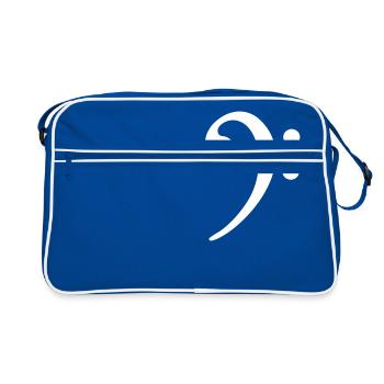 Note - Basse - Sac Retro - bleu/blanc - Devant