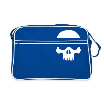 Skull - Sac Retro - bleu/blanc - Devant