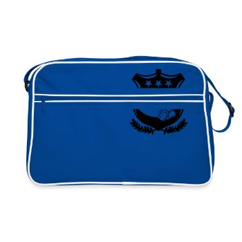 Boxe Crest / Emblem, Boxing Crest / Emblem - Sac Retro - bleu/blanc - Devant