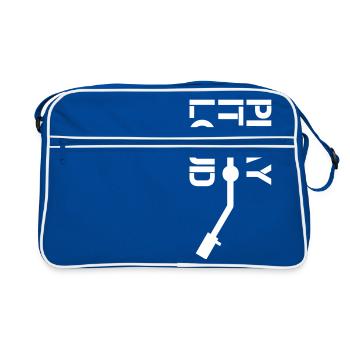 play it Loud - Retro Bag - blue/white - Front