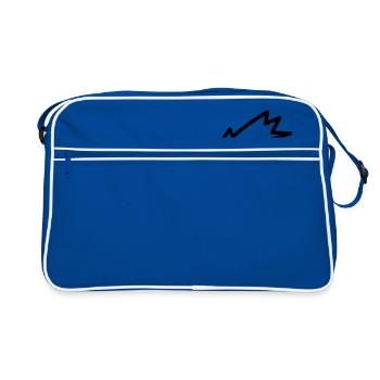 Fléche - Arrow - Sac Retro - bleu/blanc - Devant