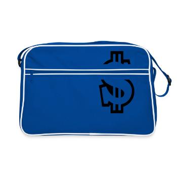 dollar - Sac Retro - bleu/blanc - Devant